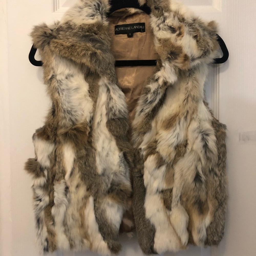 Authentic Fur Vest Adrienne Landau